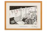 O.b.e. (british, 1916–1995) by Carl Ronald Giles, ink, offered Mar 2023