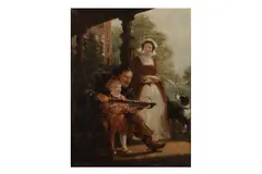 Untitled by James Archer, oil on canvas, offered Mar 2023