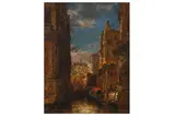 Untitled by James Holland, oil on board, offered Mar 2023