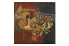 Untitled by K. M. Adimoolam, oil on canvas, offered Mar 2023