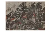 Untitled by Zarina, oil on canvas, offered Mar 2023