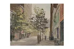 Untitled by Peter Hayward, oil on canvas, offered Mar 2023