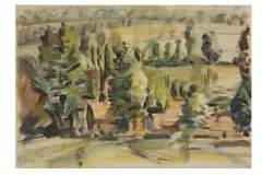Untitled by William Redgrave, oil on paper, offered Mar 2023