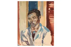 Untitled by Hector Whistler, 1961, watercolour, offered Mar 2023