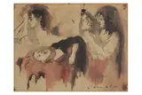 Untitled by Eugene Berman, watercolour and ink, offered Mar 2023