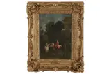 Untitled by John Lewis Brown, oil on panel, offered Feb 2023