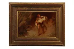 Untitled by William Arthur Breakspear, oil on board, offered Feb 2023