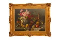 Untitled by Joseph Planer, oil on canvas, offered Feb 2023