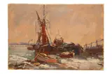 Untitled by William Davies, oil on canvas, offered Feb 2023