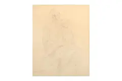 Untitled by Maynard Brown, pencil, offered Feb 2023
