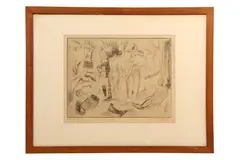 Untitled by Charles Dufresne, lithograph, offered Feb 2023