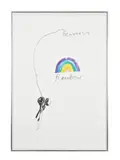 Scissors and Rainbow (Mikro 64)Lithograph printed in colours, 1969Signed and dated in pencil, numbered 2/75Sheet: 102 x 70cm (40 x 27½ in.) by Jim Dine, Lithograph printed in colours, offered Oct 2021