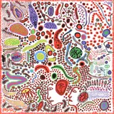 The Endless Life of People by Yayoi Kusama, lithograph, offered Oct 2021