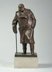 Sir Winston Churchill by Ivor Roberts-Jones, bronze, sold Oct 2021