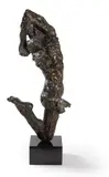Implosion II, 1966Bronze Stamped with signature and numbered 6/6 (to the knee)Height: 51cm (20in.); Inc by Enzo Plazzotta, sculpture, sold Oct 2021