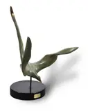 Majestic Flight Bronze Signed and numbered 1/9 (to tail)Height inc by Jacob Azuelos, Bronze, sold Oct 2021