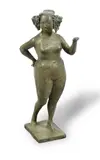 DancerBronze with green patina Signed and numbered 1/9 (to the base)Height: 43cm (17in.) by Olivia Musgrave, sculpture, sold Oct 2021
