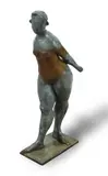 Ballerina Bronze with green and brown patina Signed and numbered 4/9 (on the base)Height: 45cm (17 3/4in.) by Olivia Musgrave, Bronze with green and brown patina, sold Oct 2021