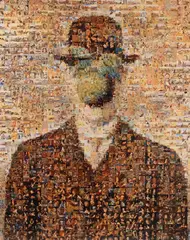 Magritte by Robert Silvers, print, sold Oct 2021