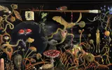 Surreal World by Heinz H. Fischer, Oil on board, sold Aug 2021