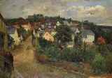 A view at Neuweilnau by Johann Marx, 1912, Oil on board, offered Aug 2021