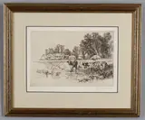 Untitled by Francis Seymour Haden, Drypoint etchings, offered Aug 2021