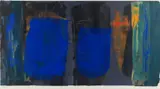 Untitled, 1988 Monoprint Signed and dated 52 (lower right), monoprint inscription (lower left) 40 x 76cm (15½ x 29¾ in.) Martyn Brewster was born in Oxford by Martyn Brewster, Monoprint, offered Aug 2021