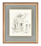 At Penryn by Frederick Nash, 1849, Pencil, offered Aug 2021