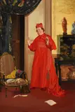 Interior with cardinal by Georges Croegaert, oil, sold Jul 2021