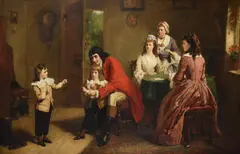 The vicar of wakefield by William Powell Frith, 1876, Oil on canvasSigned and dated, offered Jul 2021