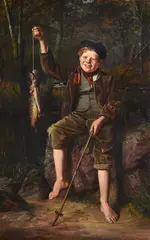 Look here! by William Geddes, 1881, Oil on canvasSigned and dated, sold Jul 2021