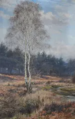 When spring comes by Robert Morley, oil, sold Jul 2021