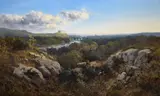Richmond castle by Edward H. Niemann, oil, offered Jul 2021