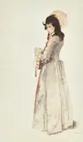 Angelica in 'love for love' by William Russell Flint, Watercolour and chalkSigned, offered Jul 2021