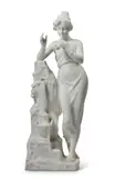 Sculpted white marble by Pietro Bazzanti, sculpture, sold Jul 2021