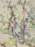Folio of assorted watercolours by Michael Cadman, watercolor, sold Jul 2022