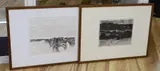 Primavera and Le Casa de la Barca, both signed and inscribed in pencil, 25 x 33cm and 32 x 40cm by Renato Bruscaghia, pencil, sold Jul 2022