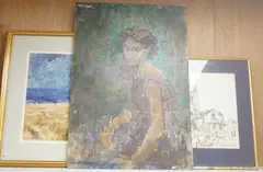 A group of assorted oils and watercolours by Michael Cadman, watercolor, sold Jul 2022