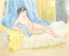 Untitled by Dorothy King, pastel, sold Jul 2022