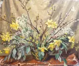 Untitled by Alfred Egerton Cooper, oil on canvas, sold Jul 2022