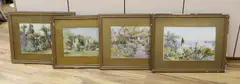 Villa Sahel Algier, Garden Terrace, Rose garden and one other by Ella Du Cane, watercolor, sold Jul 2022