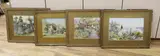 Villa Sahel Algier, Garden Terrace, Rose garden and one other by Ella Du Cane, watercolor, sold Jul 2022