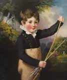 The Young Archer by James Ramsay, oil on canvas, sold Jun 2022