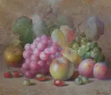 Still life of apples by Charles Archer, oil on canvas, offered Jun 2022