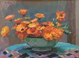 Untitled by John Anthony Park, oil on board, sold Jun 2022