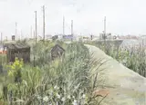 Houseboats at Shoreham by Anthony Richard Cooke, oil on panel, offered Jun 2022