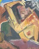 Untitled by Adolf Adler, oil on canvas, sold Jun 2022