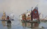 Untitled by Thomas Bush Hardy, 1882, watercolour, sold Jun 2022