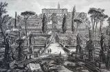 Veduta de la Villa by Giovanni Battista Piranesi, ink, offered Jun 2022