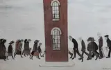 Meeting Pointlithographsigned in by L. S. Lowry, lithograph, sold Jun 2022